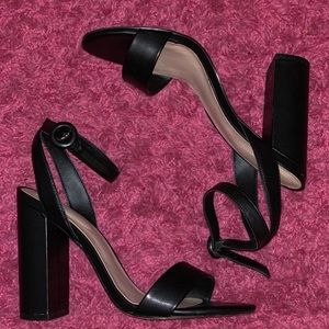 Strappy heels